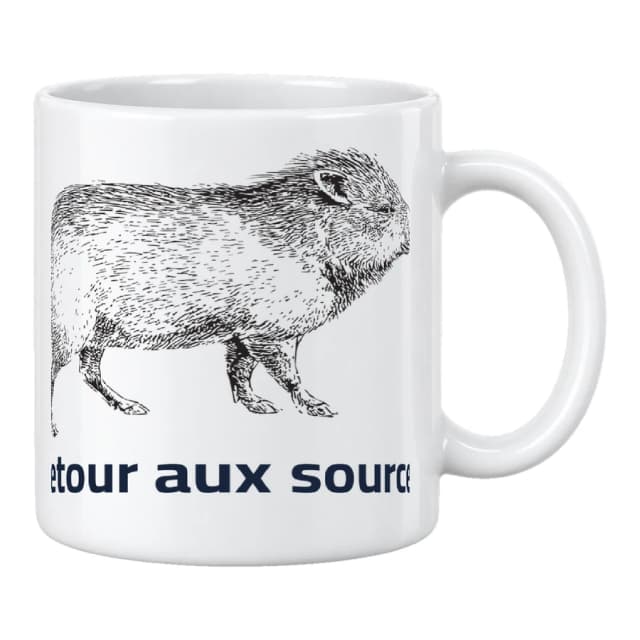 Mug — Sanglier · Gravure vintage